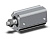 Пневматический цилиндр SMC ECQ2B80-25DM